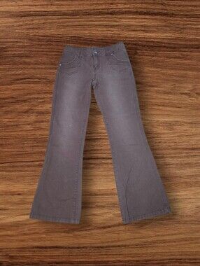 Mudd Brown Y2K Stretch Flared Pants Kids Size Will Fit Small Woman